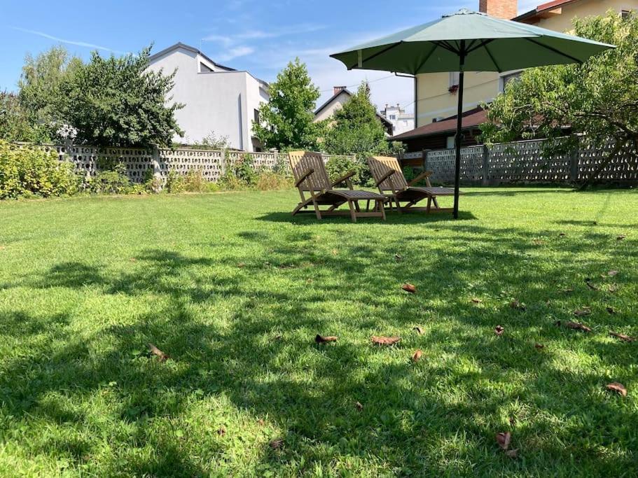 Huge Bbq Garden, Spacious Flat, Ac, Free Parking 4 Ljubljana Extérieur photo